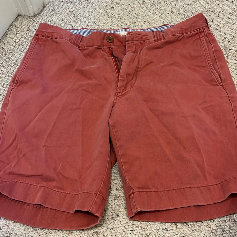 J Crew Size 32 Red/Salmon Shorts